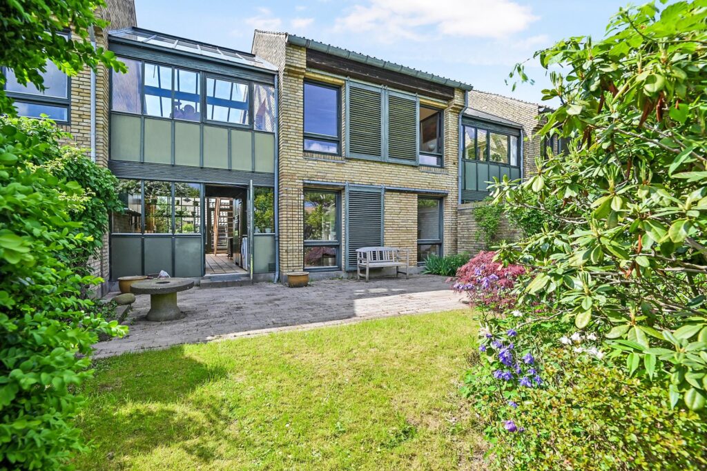 Palle Suenson, Arkitekttegnet bolig i Gl. Holte, glasbygning, udestue, vinterstue