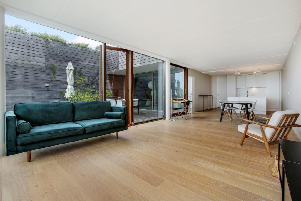BIG arkitekter, BIG architects, Bjarke Ingels, lejlighed i Bjerget, stue