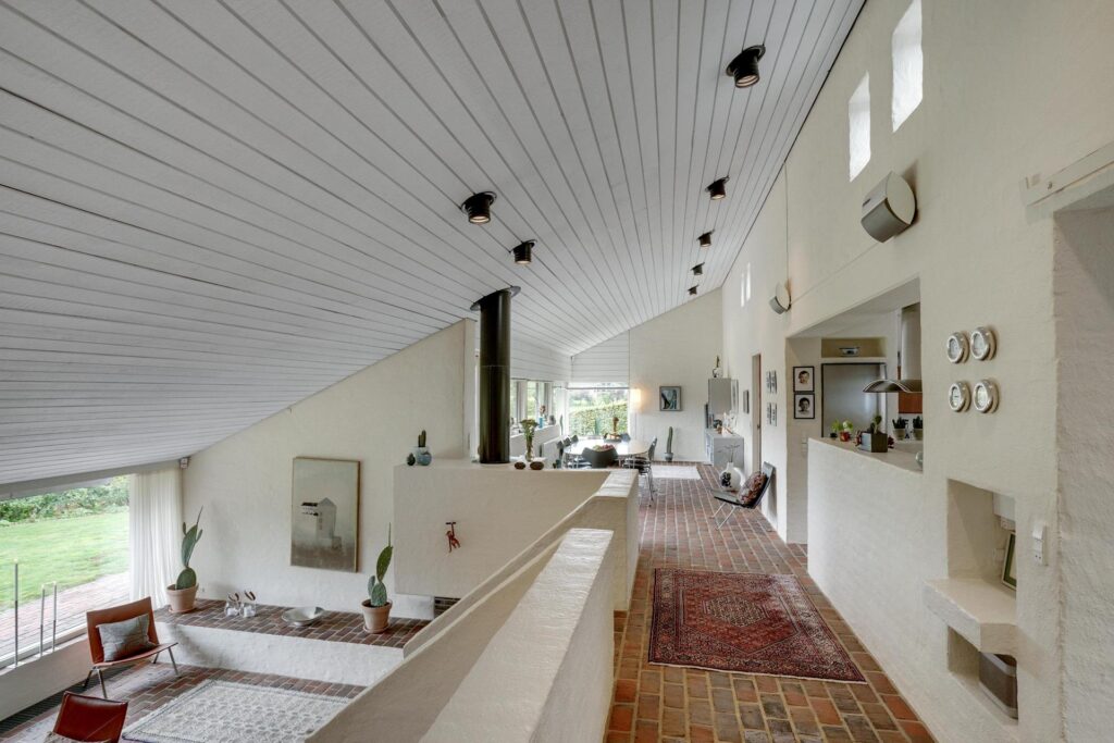 Arkitekttegnet hus, arkitekttegnet villa i Kolding, smuk stue, åben planløsning