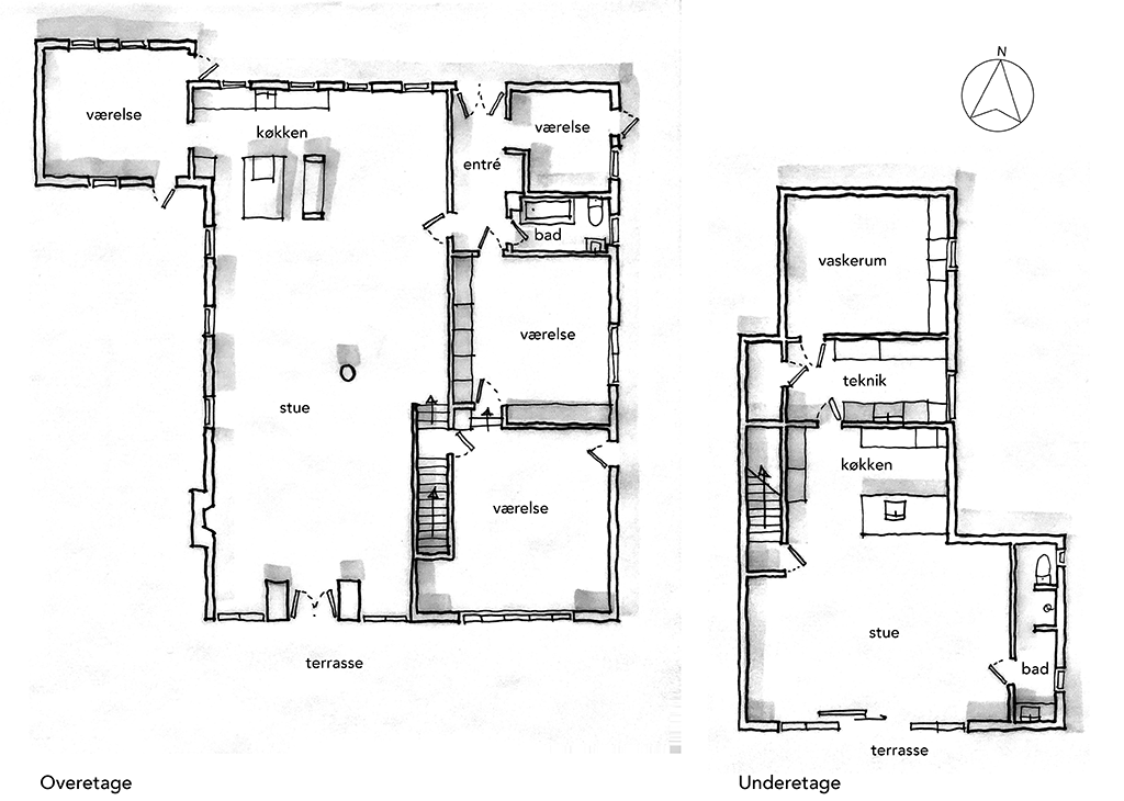 Arkitekttegnet planskitse