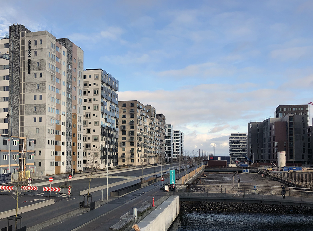 Aarhus Ø, Bernhard Jensens Boulevard, januar 2020