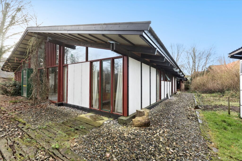 70'er arkitektur, arkitekttegnet hus i japansk stil.