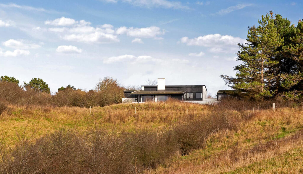 Arkitekttegnet fritidshus på Samsø, arkitekttegnet 60er sommerhus, Keld Danø. arkitekttegnede mesterværker