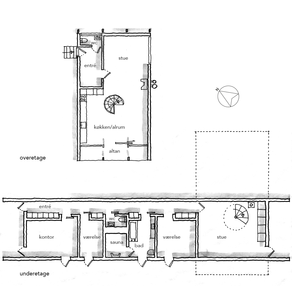 Plantegning, arkitekt Jesper Lund