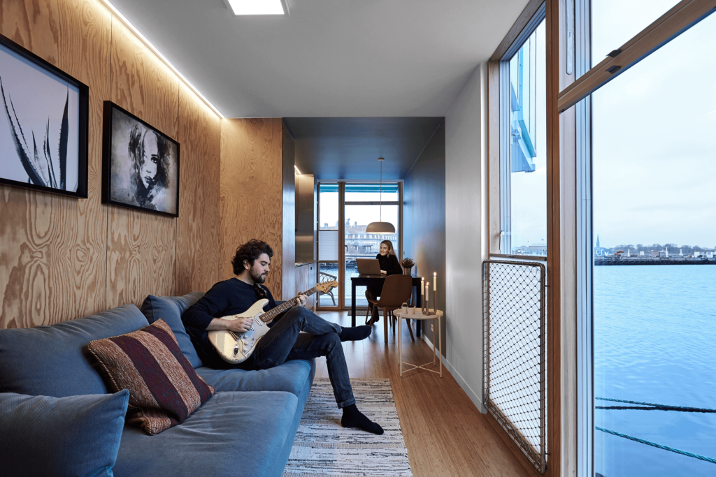 Urban Rigger, lejlighed på vandet i København, Arkitekt BIG