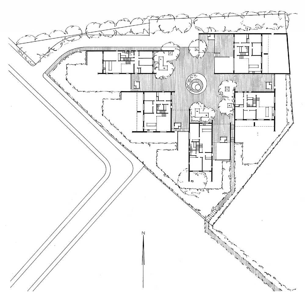 Solklintvej C. F. Møller, situationsplan