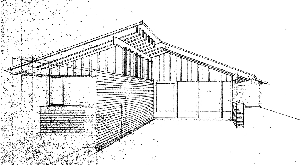 Bertel Udsen villa i Farum, 60'er villa, arkitekttegnet hus, arkitekttegnet 60'er hus