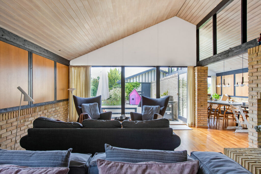 Bertel Udsen villa i Farum, 60'er villa, arkitekttegnet hus, arkitekttegnet 60'er hus