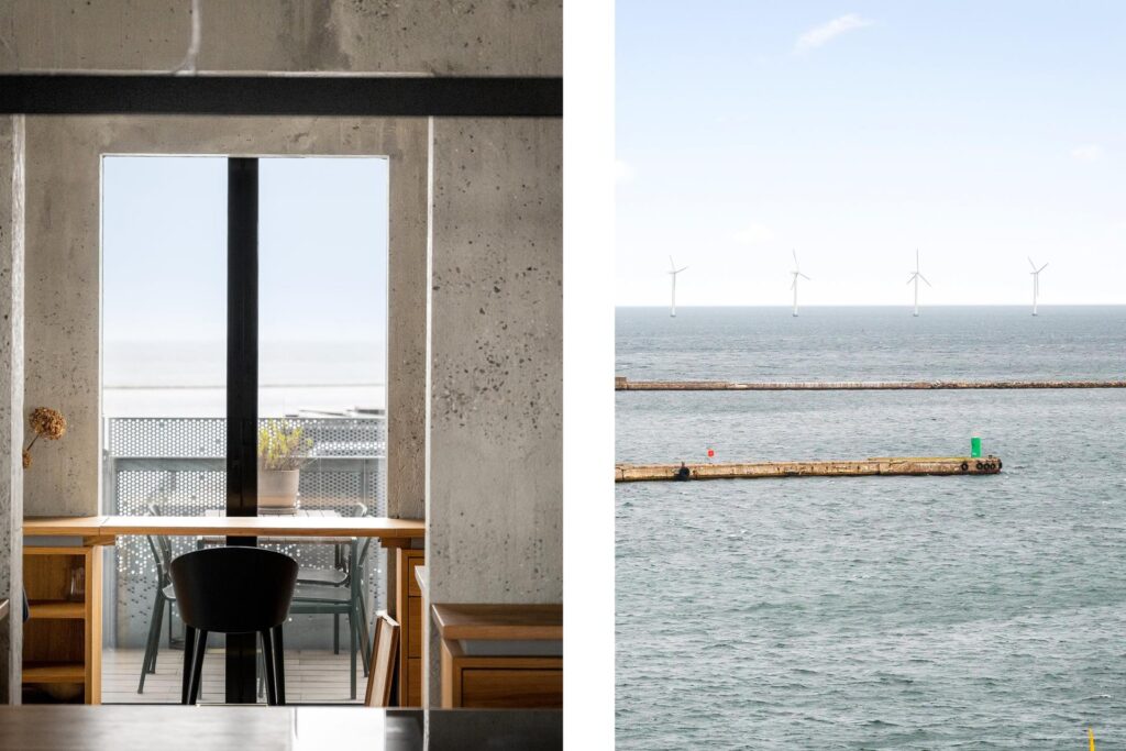 Udsigt over Øresund fra The Silo