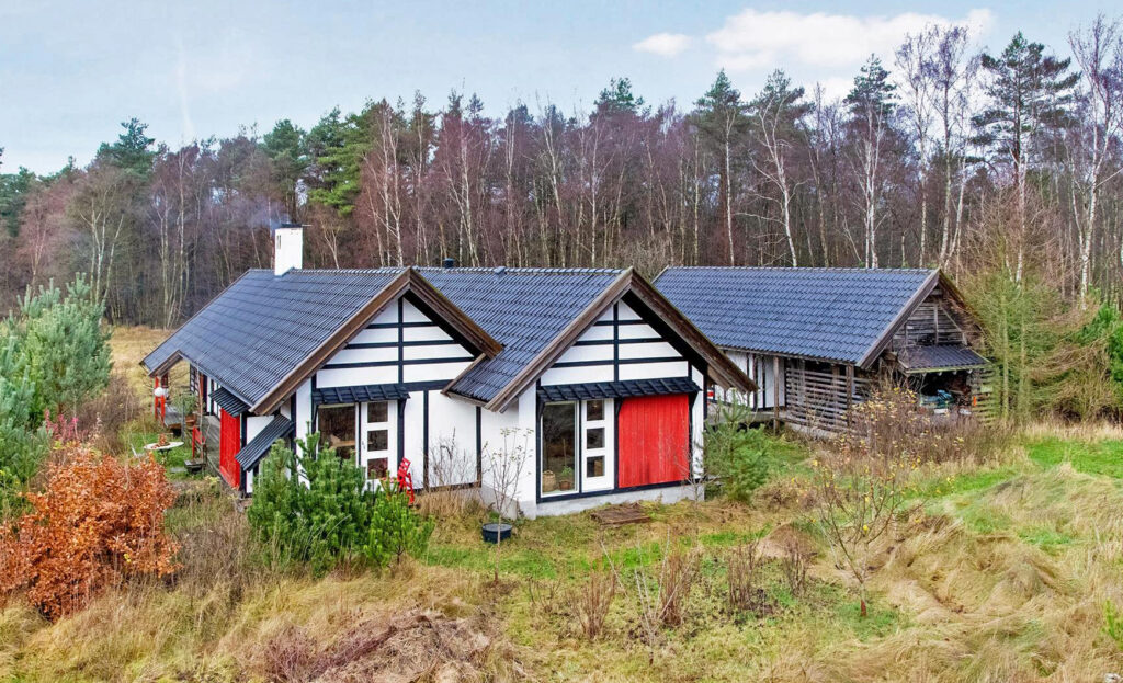 japansk inspireret hus, arkitekttegnet hus, arkitekttegnede huse, hus på Læsø