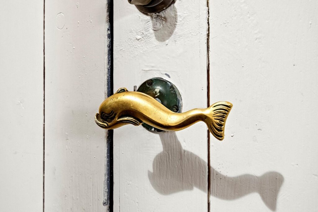 Nordstjernen Fredericia, smukt dørhåndtag