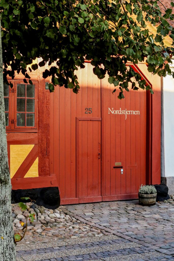 Port i bindingsværkshus i Fredericia