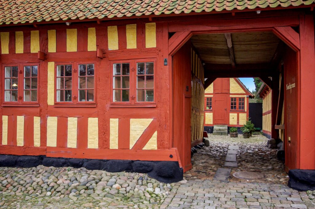 Nordstjernen, Fredericia. Port i bindingsværkshus