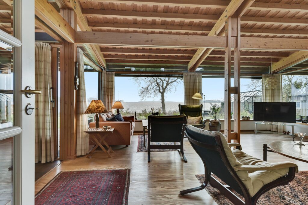 80'er hus, Carla og Axel Jürgensen, arkitekttegnet villa. Udsigt Thurø