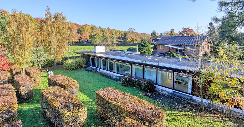 Arkitekt Jens Askov, arkitektens eget hus, 60er hus, 60er arkitektur, fladt tag, modernistisk villa, Mesterværk