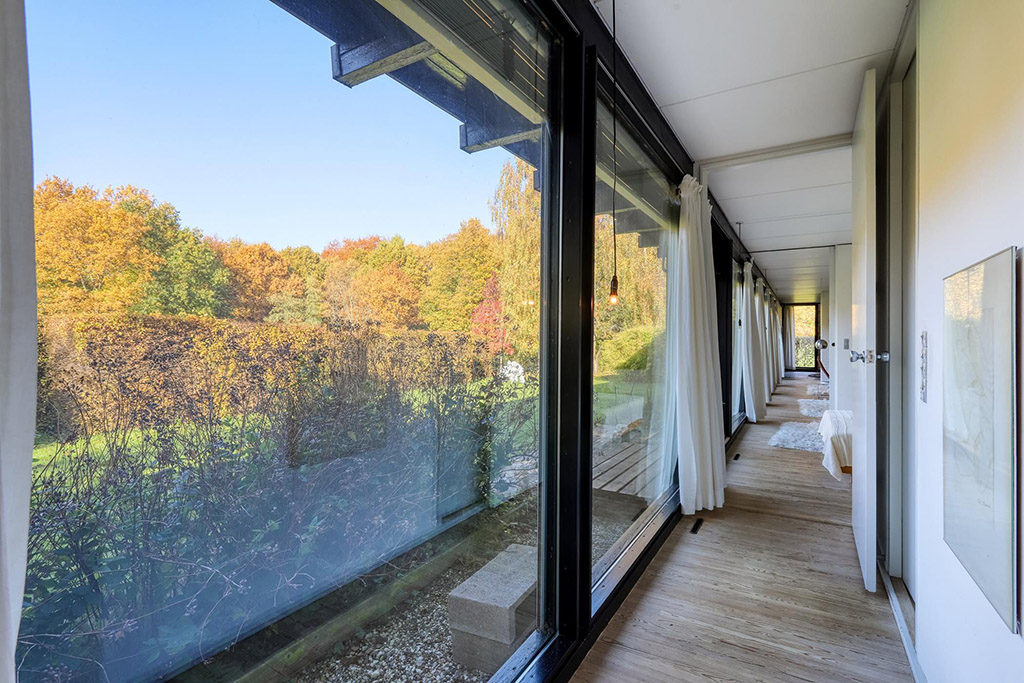 Arkitekt Jens Askov, arkitektens eget hus, 60er hus, 60er arkitektur, fladt tag, modernistisk villa, stort vinduesparti, mesterværker