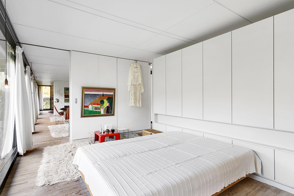 Arkitekt Jens Askov, arkitektens eget hus, 60er hus, 60er arkitektur, fladt tag, modernistisk villa
