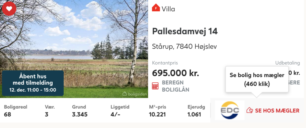 Rustikt hus til salg ved Skive