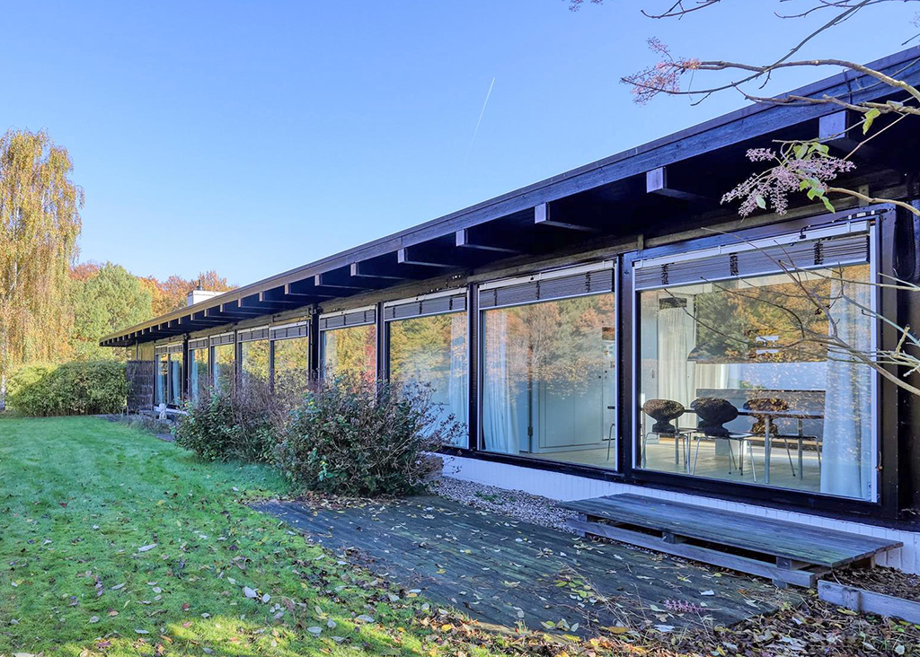 Arkitekt Jens Askov, arkitektens eget hus, 60er hus, 60er arkitektur, fladt tag, modernistisk villa, mesterværk