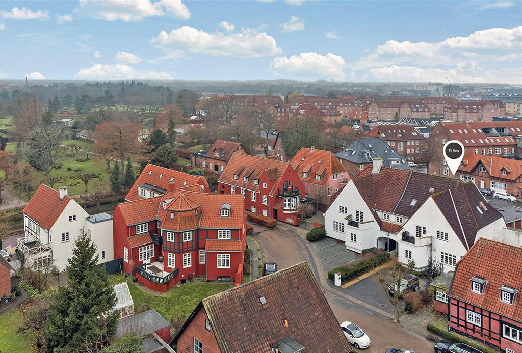 Gerthasminde odense, patriciervilla til salg, arkitekttegnet hus, haveby