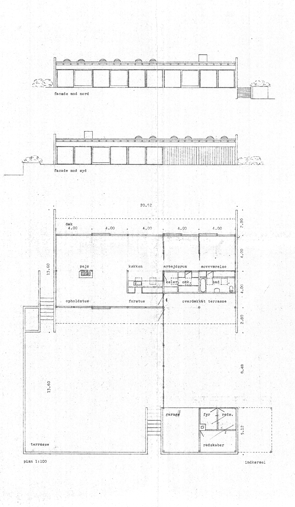 Arkitekttegnet sommerhus fra 1960'erne