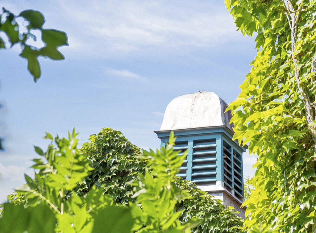 Ventilationstårn på gammelt mejeri