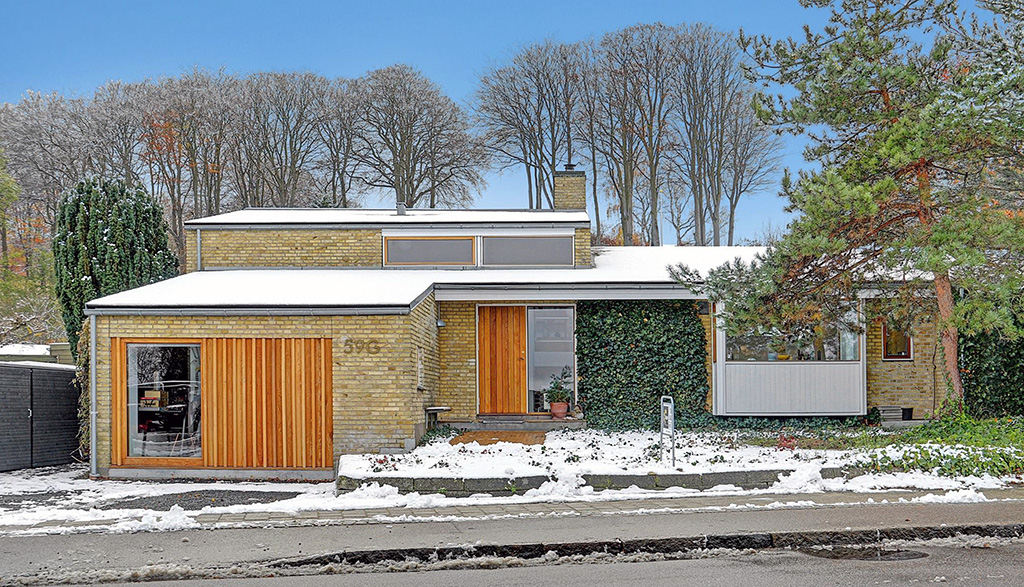Dansk modernisme, mesterværker i dansk arkitektur, Arkitekt Poul Ipsen, 50er villa til salg, 50er hus, arkitekttegnet 50er hus