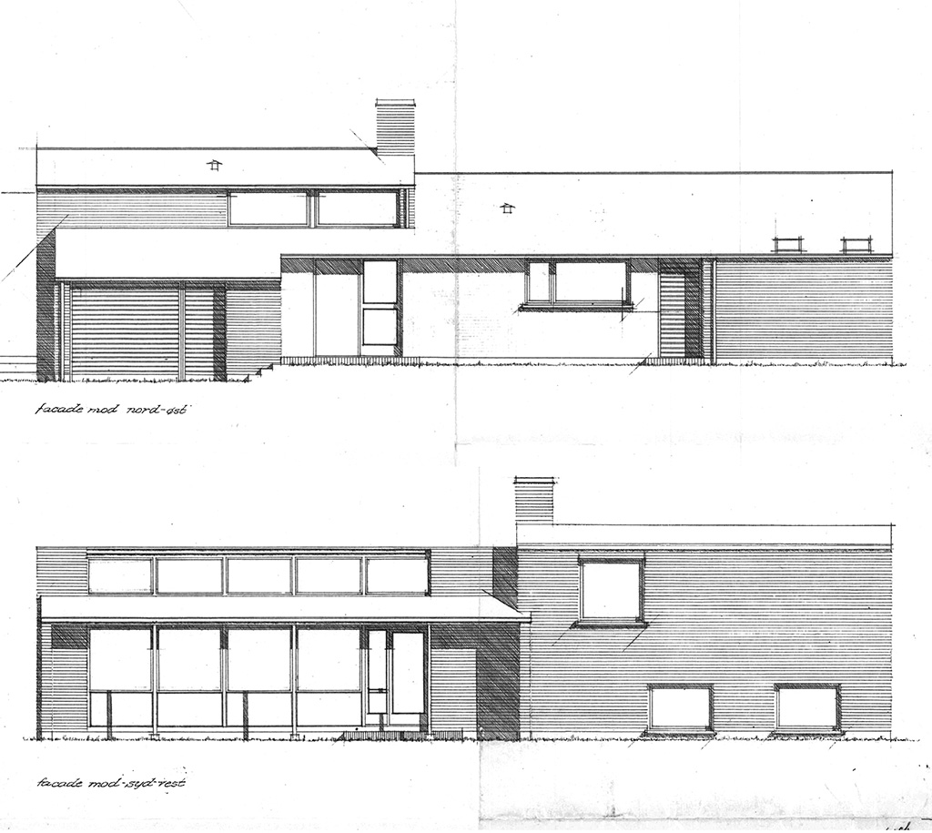 Arkitekt Poul Ipsen, Tegninger af Nordre Strandvej 59G