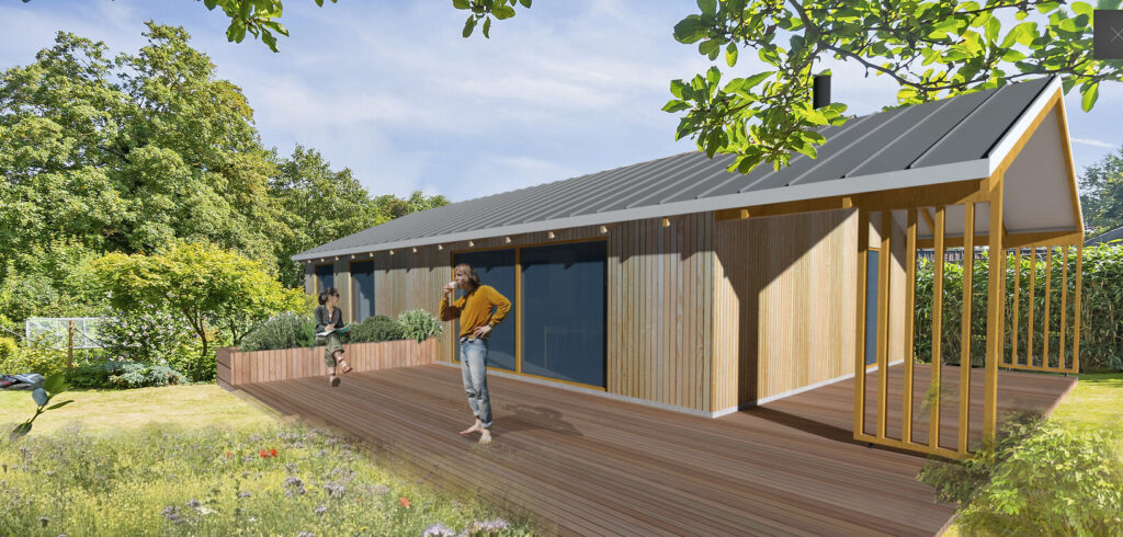 arkitekttegnet ombygning, arkitekttegnet renovering, hus med ny træfacade