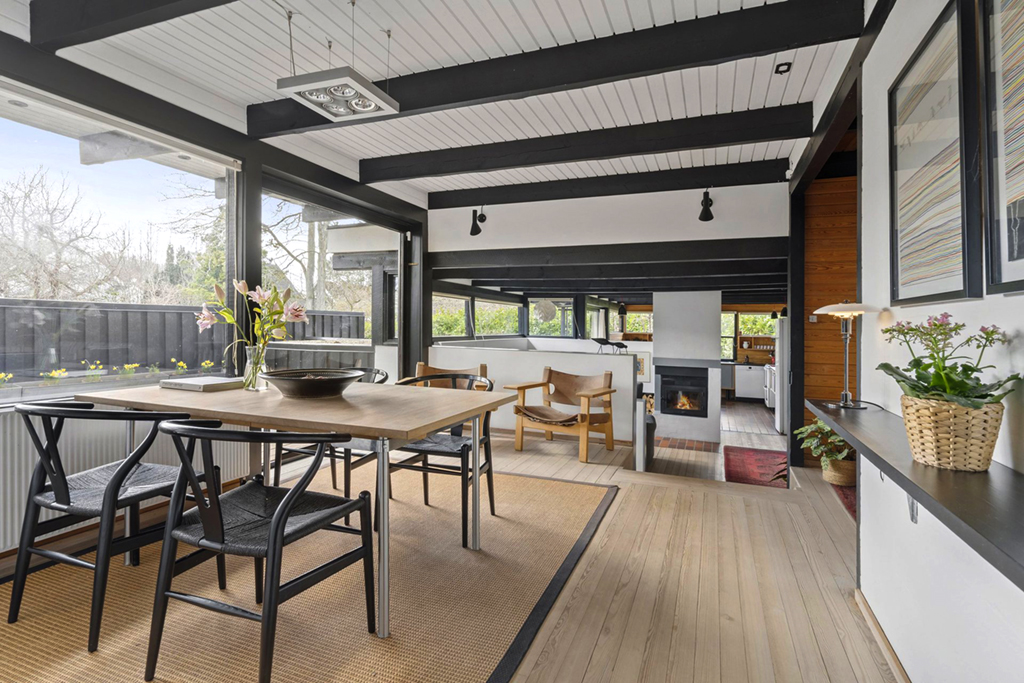 Mesterværker i dansk arkitektur, arkitekttegnet 60er villa til salg, modernistisk villa