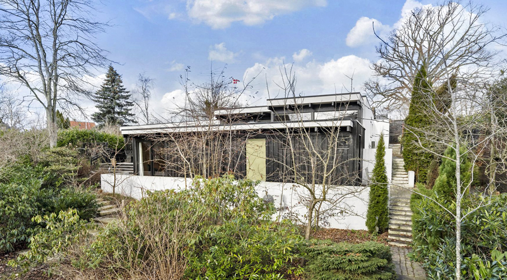Mesterværker i dansk arkitektur, arkitekttegnet 60er villa til salg, modernistisk villa i Humlebæk