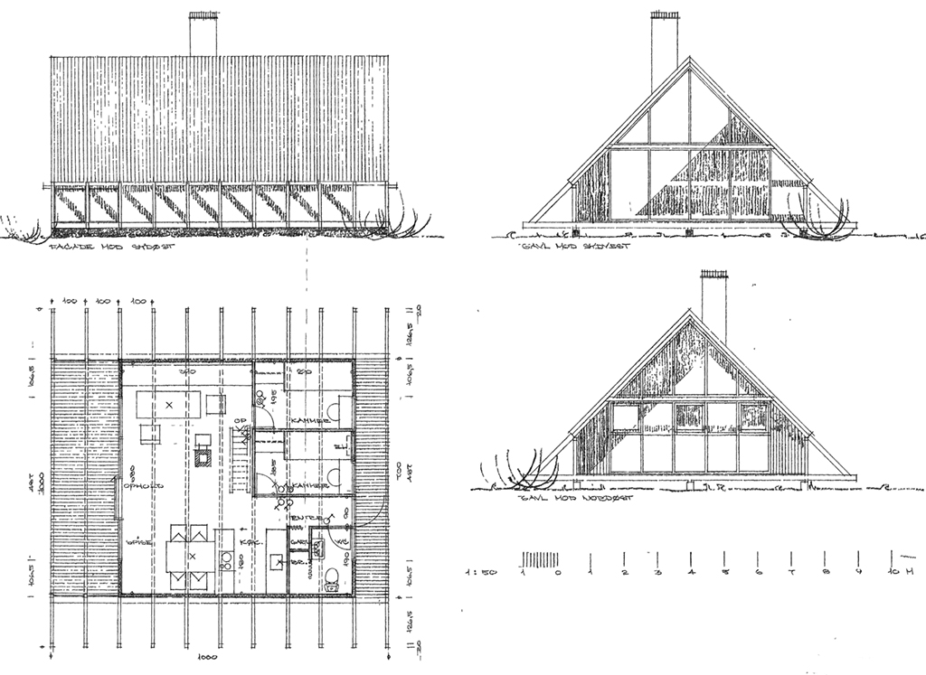 Typehus tegnet af arkitekt Svend Dombernowsky