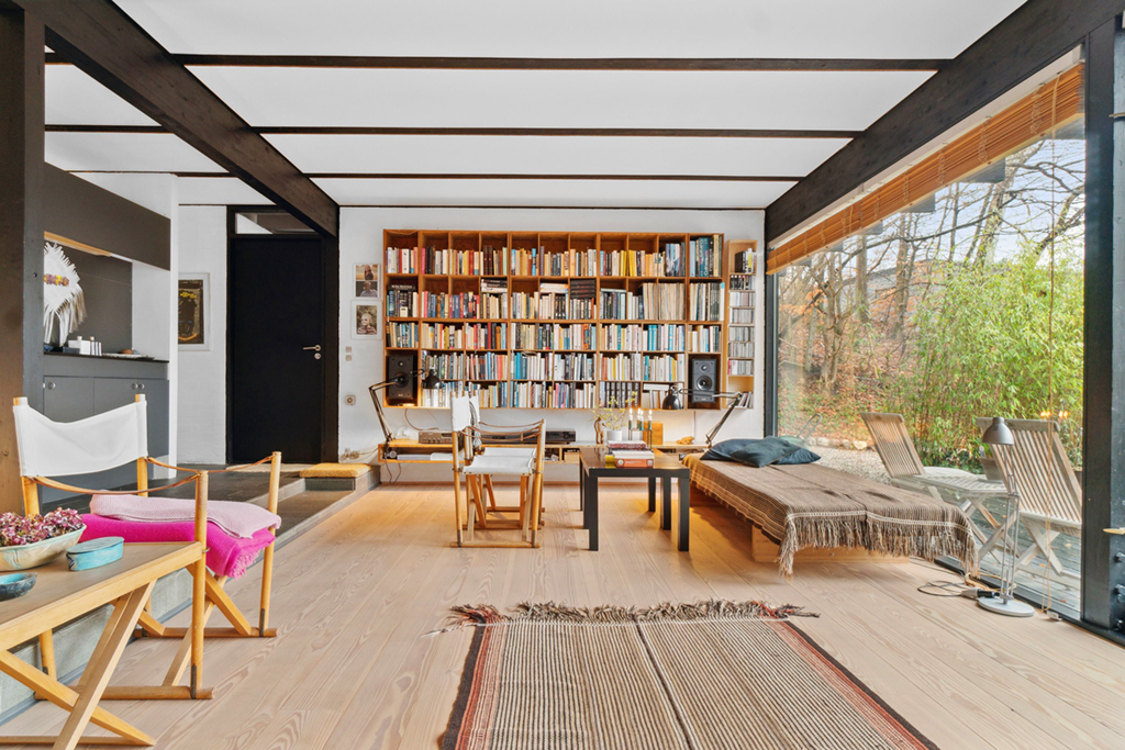 arkitekttegnet hus til salg, modernistisk villa, 60er hus til salg