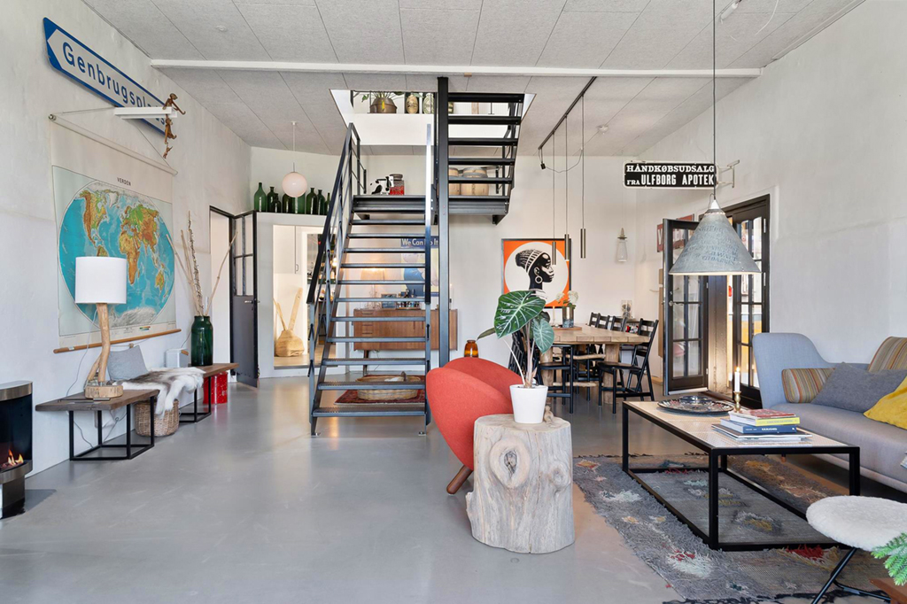 industrilook, new yorker stil, New Yorker trappe
