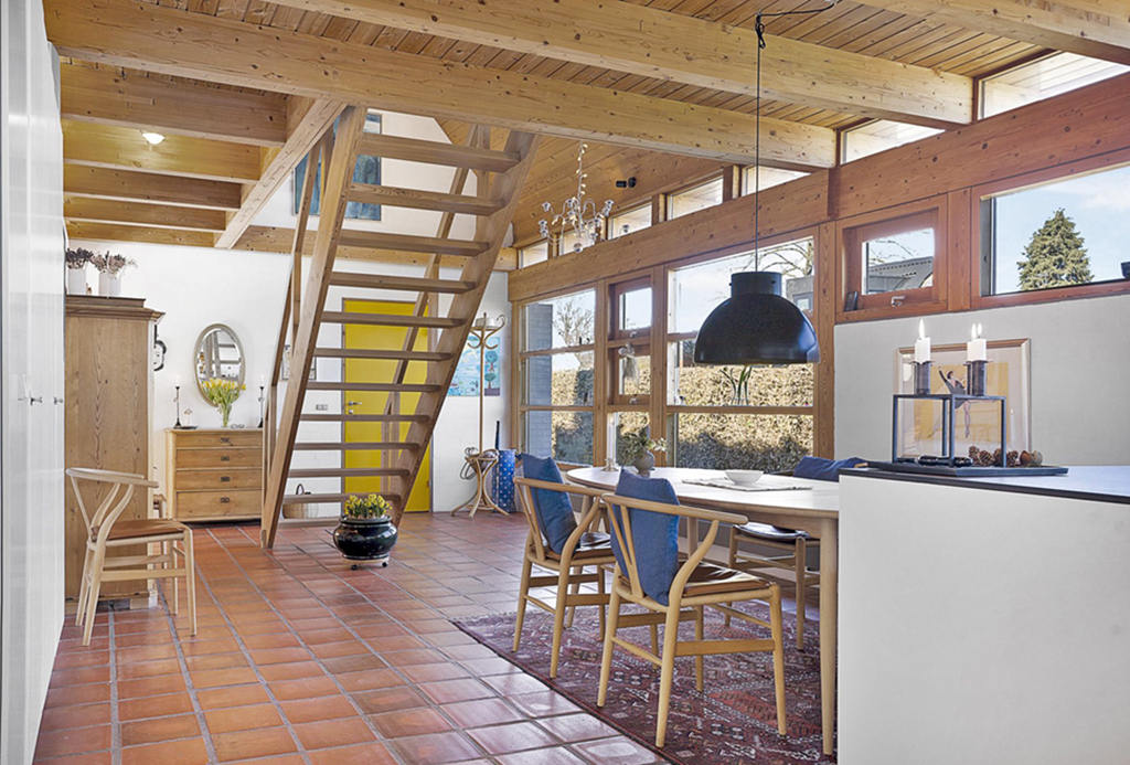 Arkitekttegnet 70er villa, Arkitekt Jørn Bond, Villa i Humlebæk fra 1978, Mesterværker i dansk arkitektur