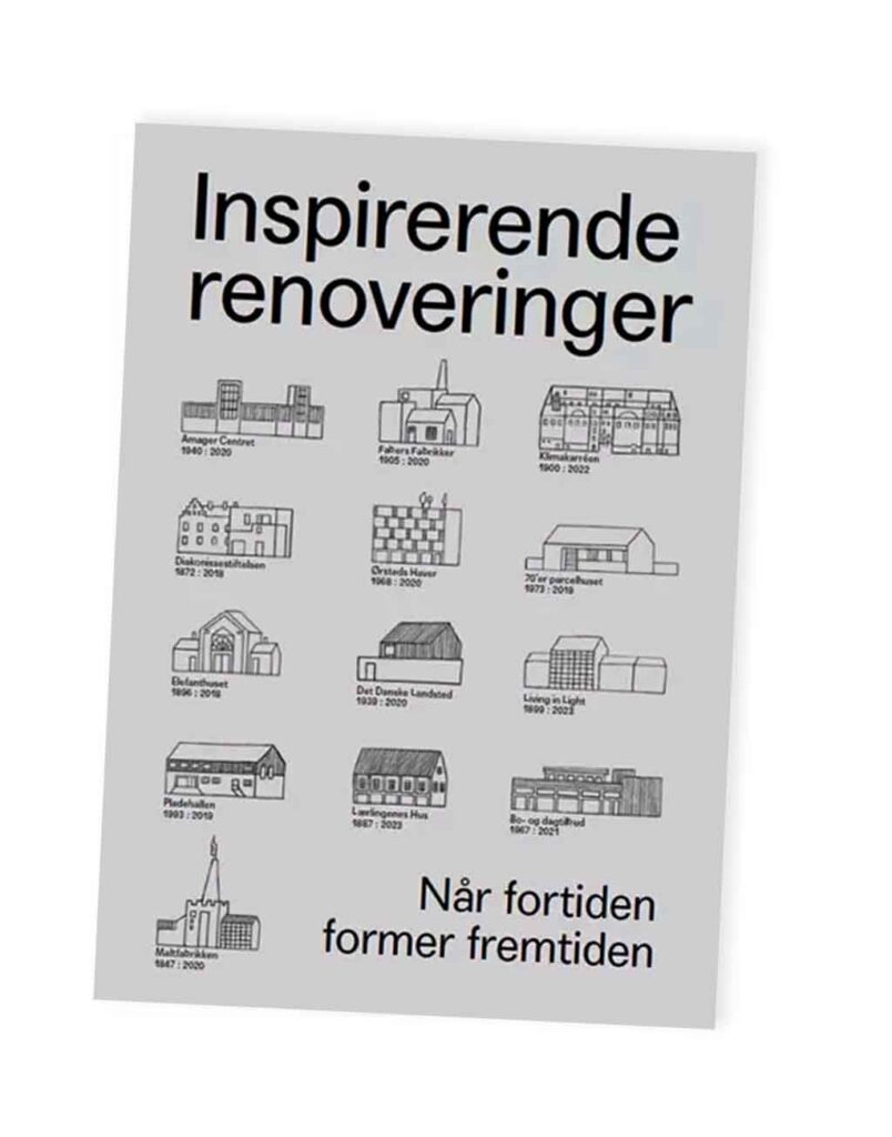 Inspirerende renoveringer - Når fortiden former fremtiden, Bog om renovering af tomme bygninger