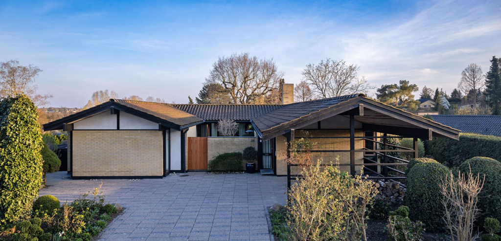 Arkitekterne Ib og Jørgen Rasmussen, arkitekttegnet 60er villa til salg, arkitekttegnet hus til salg, Mesterværker i dansk arkitektur