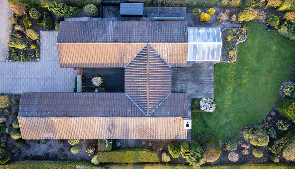 Arkitekterne Ib og Jørgen Rasmussen, arkitekttegnet 60er villa til salg, arkitekttegnet hus til salg, Mesterværker i dansk arkitektur