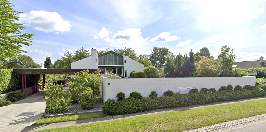 Arkitekttegnet hus, arkitekttegnet villa til salg i Farum, modernistisk hus, mesterværker i dansk arkitektur