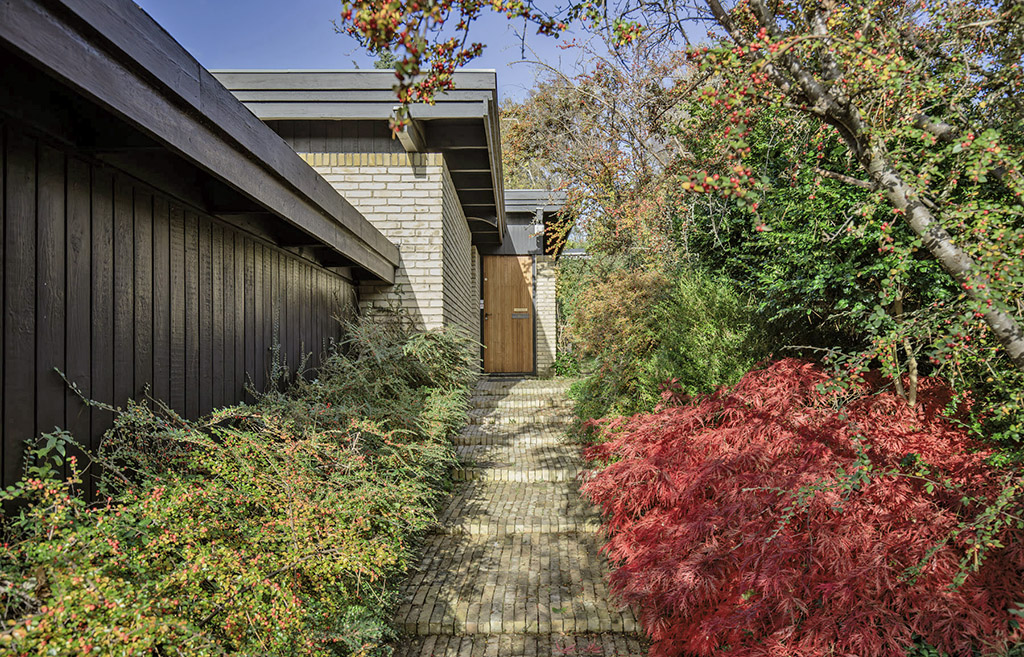 arkitekt Bertel Udsen, arkitekttegnet hus til salg, 60'er arkitektur, mesterværker i dansk arkitektur, gule tegl