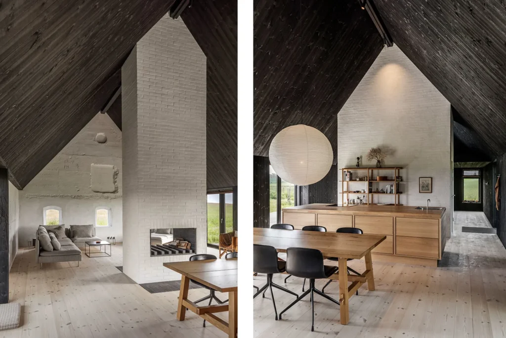 Ombygget bondehus til arkitekttegnet sommerhus