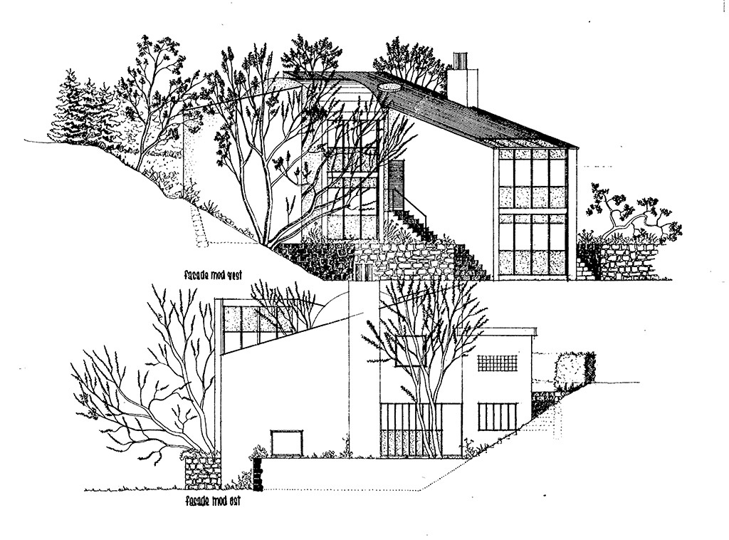 arkitekt Mogens Lassen, Sølystvej 11, modernistisk villa, Funktionalisme