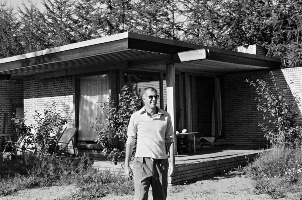 Jørn Utzon own house in Hellebæk, Arkitekttegnet mesterværk, dansk bolig arkitektur, 50er arkitektur
