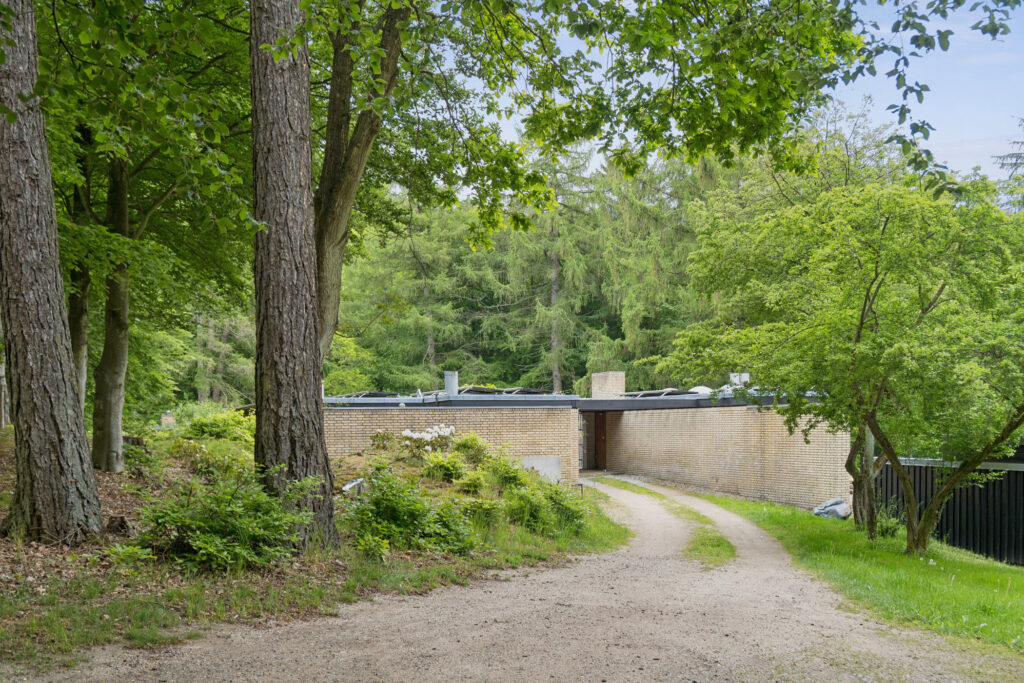 Jørn Utzon own house in Hellebæk, Arkitekttegnet mesterværk, dansk bolig arkitektur, 50er arkitektur