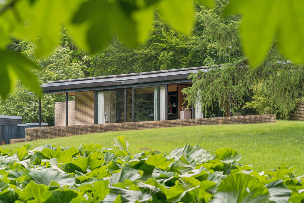 Jørn Utzon own house in Hellebæk, Arkitekttegnet mesterværk, dansk bolig arkitektur, 50er arkitektur