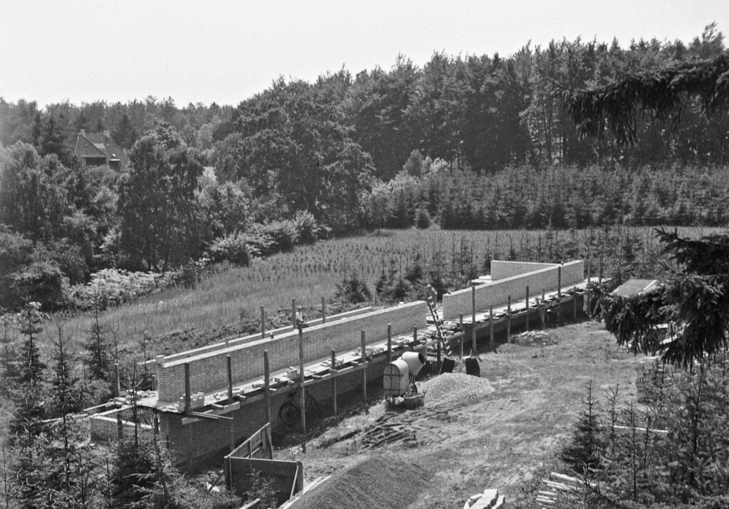 Jørn Utzon own house in Hellebæk, Arkitekttegnet mesterværk, dansk bolig arkitektur, 50er arkitektur.
© Utzon Archives / Aalborg University & Utzon Center