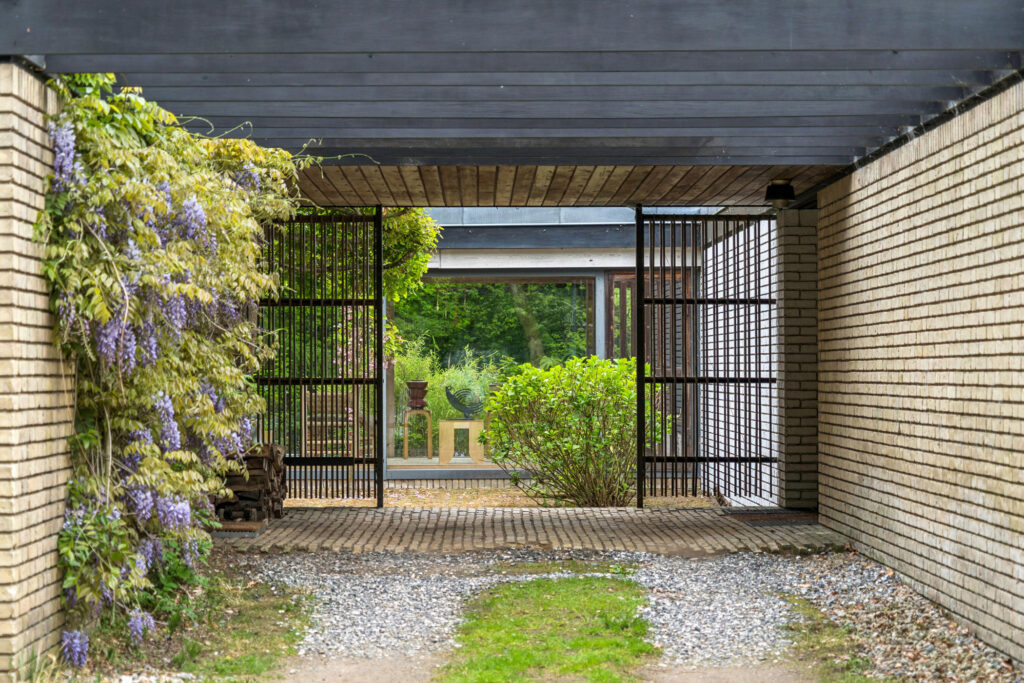 Jørn Utzon own house in Hellebæk, Arkitekttegnet mesterværk, dansk bolig arkitektur, 50er arkitektur